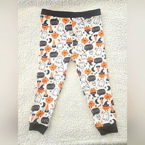 Modern kids unisex kids white black orange pant bottoms size‎ 4T